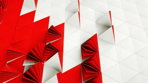 Sci Fi Triangles Animation Background 001 스톡 동영상 104398340