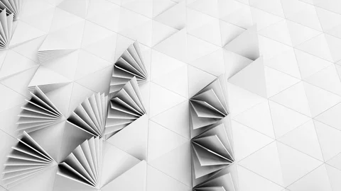 Sci Fi Triangles Animation Background 014 Видео 104401753