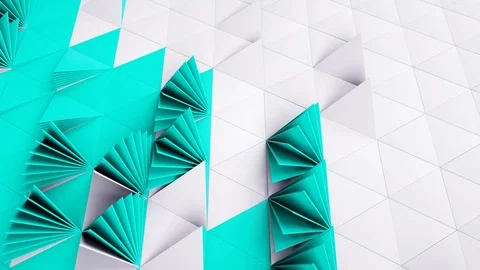 Sci Fi Triangles Animation Background 007 Stockbeeldmateriaal 104401922