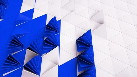 Sci Fi Triangles Animation Background 009 스톡 동영상 104401946