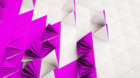 Sci Fi Triangles Animation Background 011 Vídeos de archivo 104401995