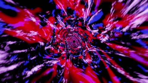 Sci Fi tube to infinity loop Stock Footage 156073071