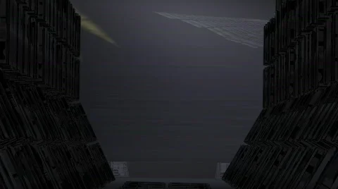 Sci fi tunnel 1 Stock-Footage 852331