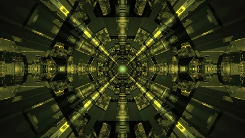 Sci-Fi Tunnel Background Stock Footage 94928653