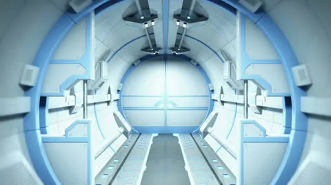 Sci-Fi Tunnel Stock Footage 25049054