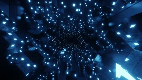 Sci fi tunnel Stock Footage 131862639