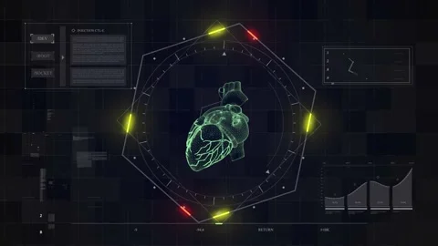 Sci Heart 02 스톡 동영상 166508058