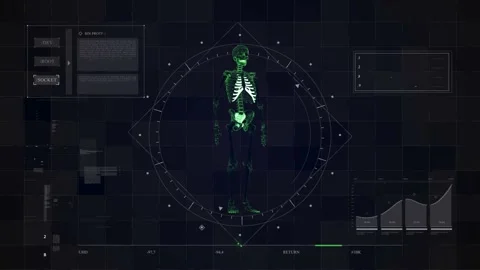 Sci Skeleton 04 Stock Footage 165901133
