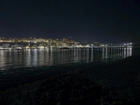 Sciacca at night Stock Photos