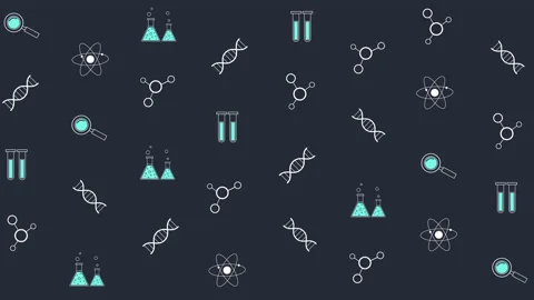 Science 8K wiggle pattern loop background Stock Footage 157029277