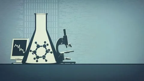 Science abstract background. Stock Illustration