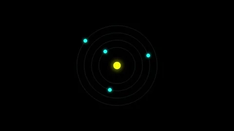 Science Abstract Molecule Structure Rotation Motion. Stock Footage 321197749