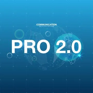 Science abstract vector background. Poster title vector illustration. Stock Illustration