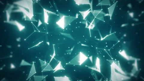 Science abstract visual background. Motion scientific elements, futuristic look Stock Footage 183956551