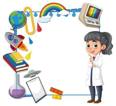 Science and Learning Vector Illustration Illustrazione stock