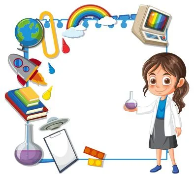 Science and Learning Vector Illustration イラスト素材