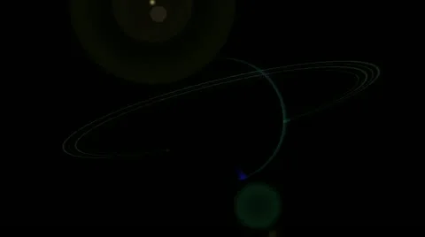 Science and space exploration, planet Uranus. Stock Footage