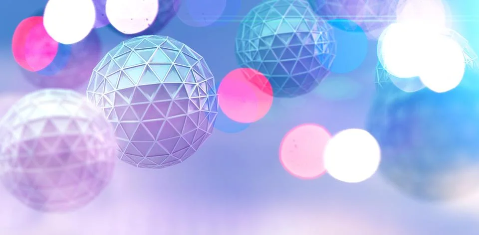 Science and technology abstract background.3d illustration Stock Illustration