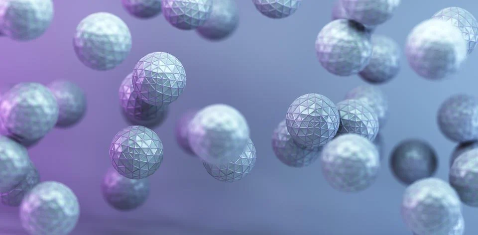 Science and technology abstract background.3d illustration Stock Illustration
