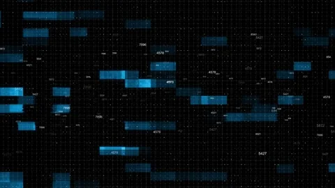 Science and technology abstract glitch background, random numbers and letters Stock Footage 312006989