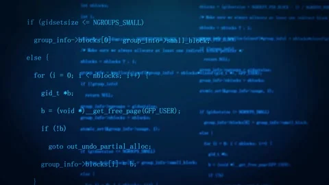 Science and technology background of computer programming operation code Stock Footage 145970943