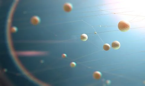 Science and technology background.Mesh and net design Stock-Illustration