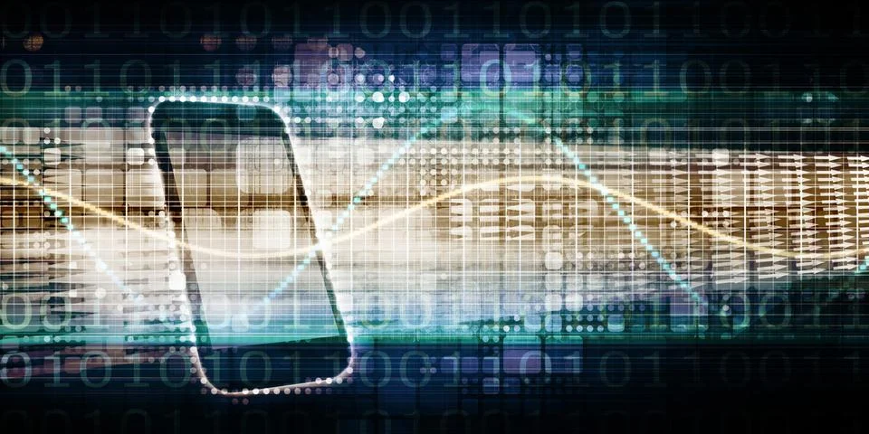 Science and Technology 库存插图