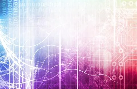 Science and Technology 库存插图