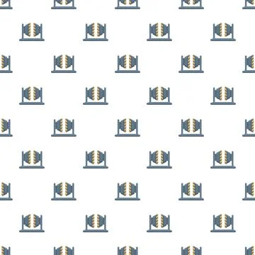 Science and technology sensor device seamless pattern Stock Illustration