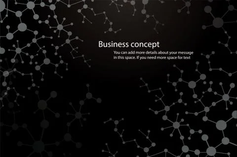 Science background ,black molecule background genetic and-chemical Stock Illustration