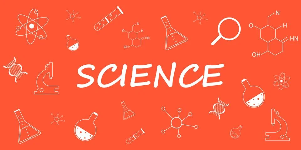 Science background Stock Illustration