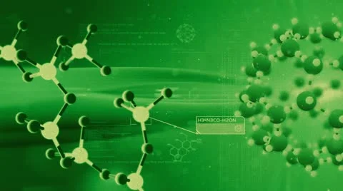 Science background, Molecular structure. Chemical biology. Stock-Footage 11495742