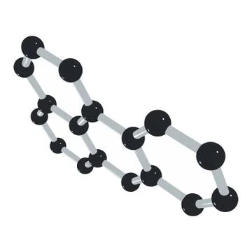 Science background with molecule on white Vector Illustrazione stock