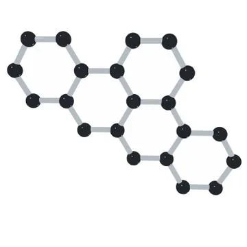 Science background with molecule on white Vector イラスト素材