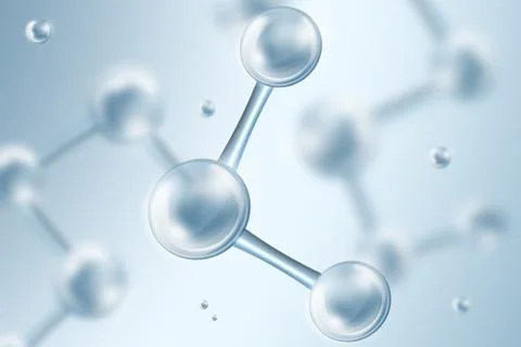 Science Background With Molecules Illustrazione stock