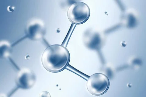 Science Background With Molecules Illustrazione stock