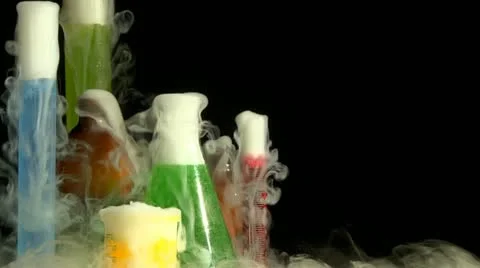 Science beakers Stock Footage 22636095