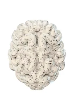 Science brain Illustrazione stock