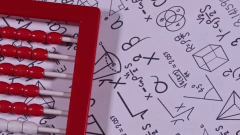 Science Calculation Physics Math and Chemisrty Formulas Background Stock Footage 242724517