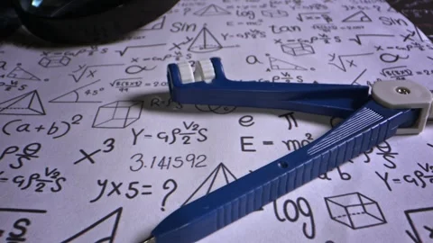 Science Calculation Physics Math and Chemisrty Formulas Background Stock Footage 242728212