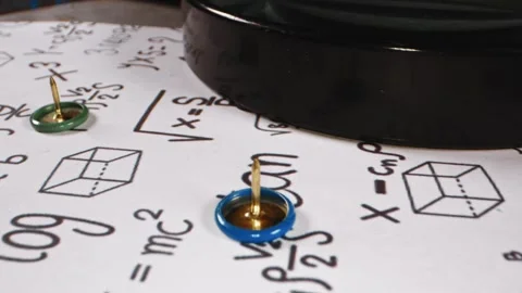 Science Calculation Physics Math and Chemisrty Formulas Background Stock Footage 242733194