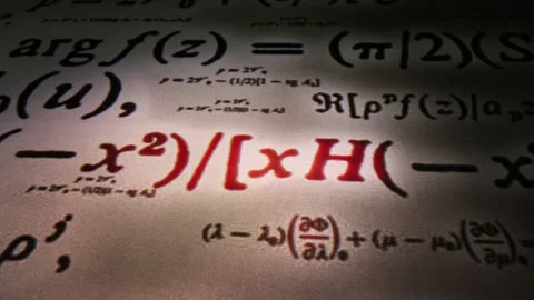Science Calculation Physics Math and Chemisrty Formulas Background Stock Footage 242746962