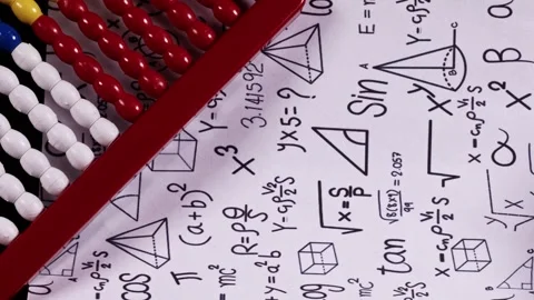 Science Calculation Physics Math and Chemisrty Formulas Background Stock Footage 242762905