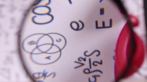 Science Calculation Physics Math and Chemisrty Formulas Background Stock Footage 242762923