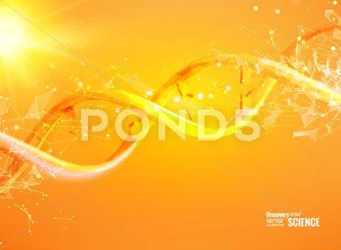 Science card template Illustration