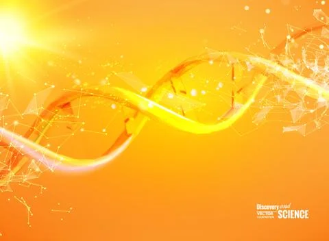 Science card template Illustrazione stock