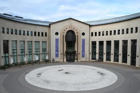 A science centre and museum Arktikum in the city of Rovaniemi Stock Photos