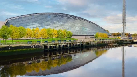 Science Centre and Tower during sunrise Stock Footage 219893684