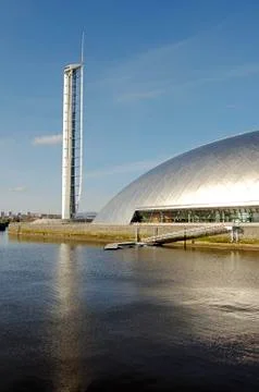 Science centre and wharf Stock Photos