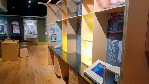 Science Centre Exhibits Interactive Learning in Ontario, Canada Stock Photos